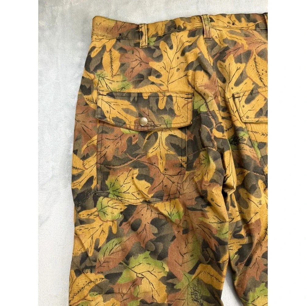 VTG Gander Mount Climate+ Pants Men's 34 X 30 Camo Outdoor Rainwear Made In USA